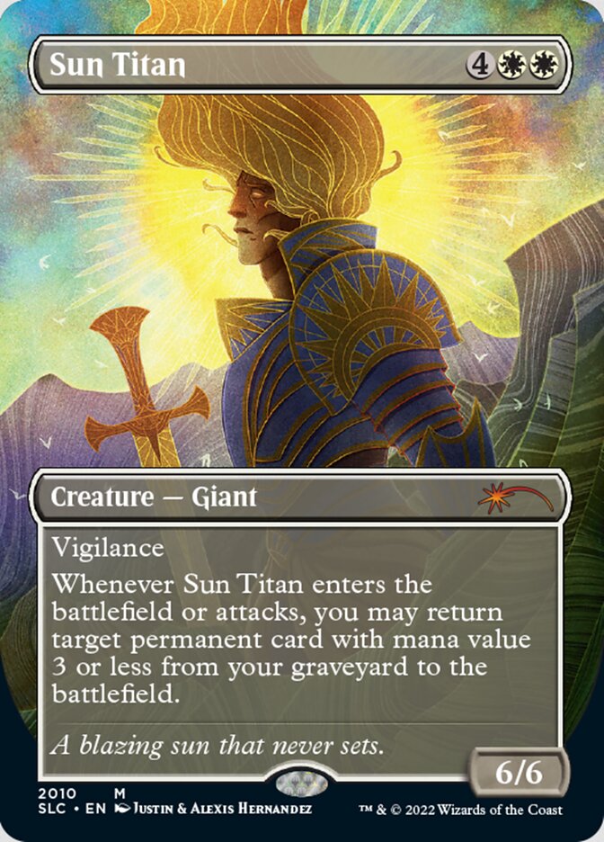 Sun Titan (Borderless) [Secret Lair Countdown Kit] MTG Single Magic: The Gathering | Red Claw Gaming