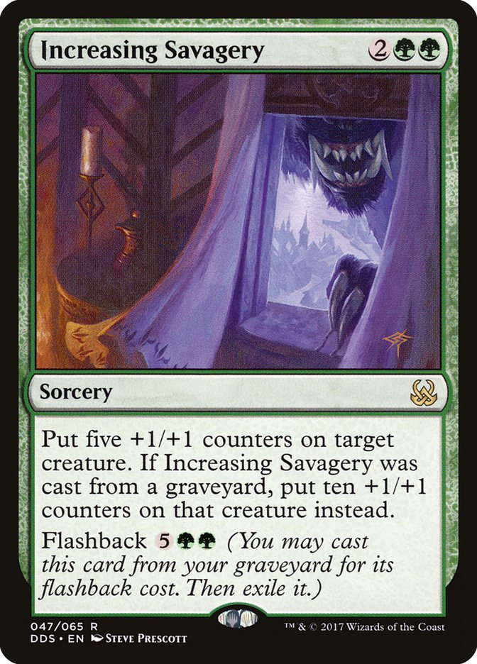 Increasing Savagery [Duel Decks: Mind vs. Might] MTG Single Magic: The Gathering | Red Claw Gaming