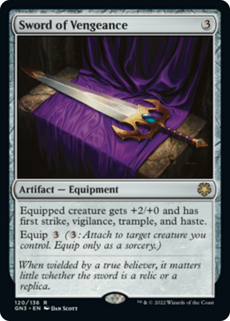 Sword of Vengeance [Game Night: Free-for-All] MTG Single Magic: The Gathering | Red Claw Gaming