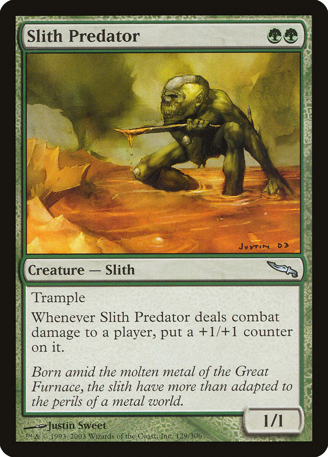 Slith Predator [Mirrodin] MTG Single Magic: The Gathering | Red Claw Gaming