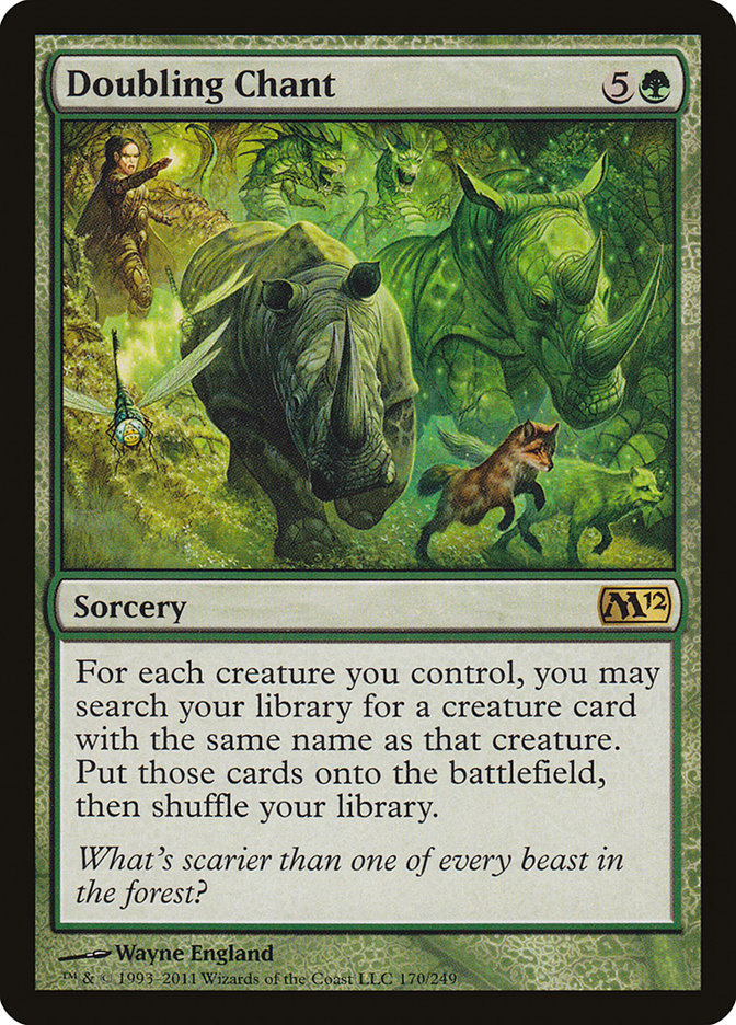 Doubling Chant [Magic 2012] MTG Single Magic: The Gathering | Red Claw Gaming
