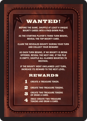 Bounty: Eriana, Wrecking Ball // Bounty Rules Double-Sided Token [Outlaws of Thunder Junction Commander Tokens] MTG Single Magic: The Gathering | Red Claw Gaming