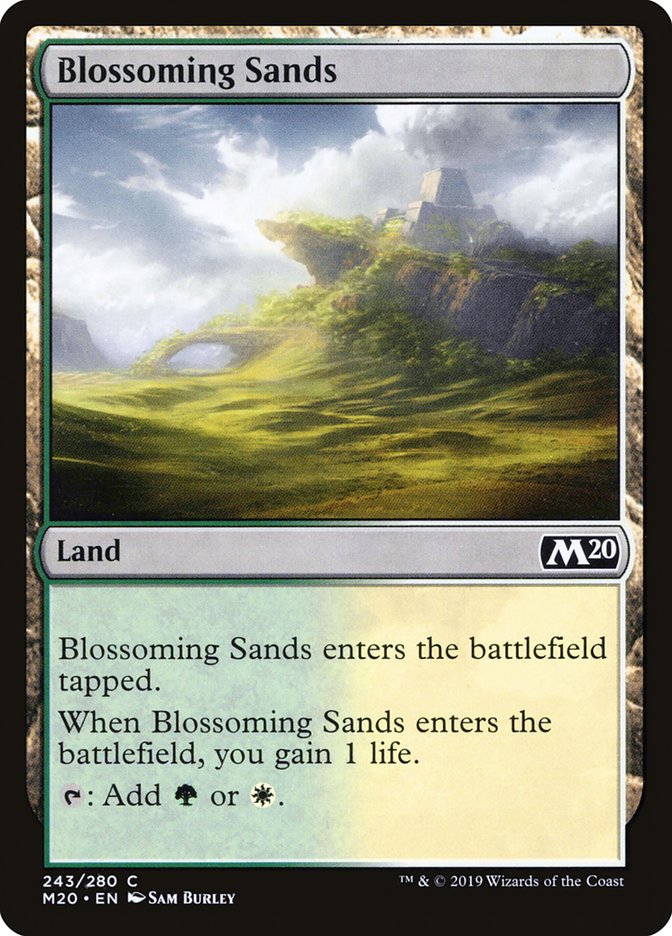 Blossoming Sands [Core Set 2020] MTG Single Magic: The Gathering | Red Claw Gaming