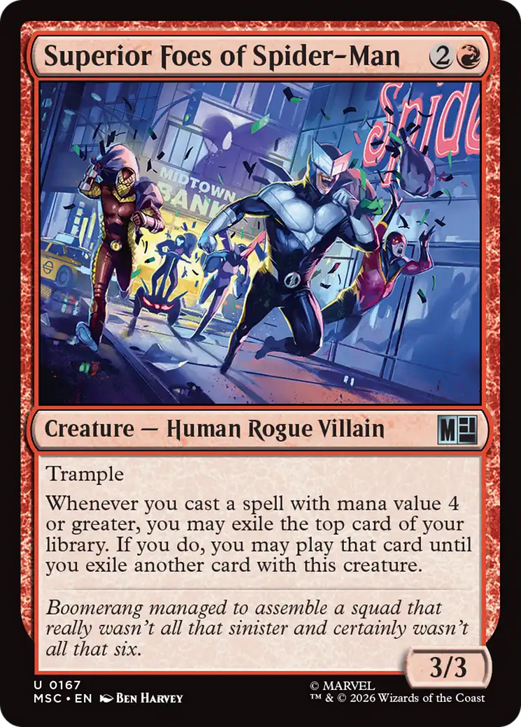 Superior Foes of Spider-Man [Marvel Super Heroes Commander] | Red Claw Gaming