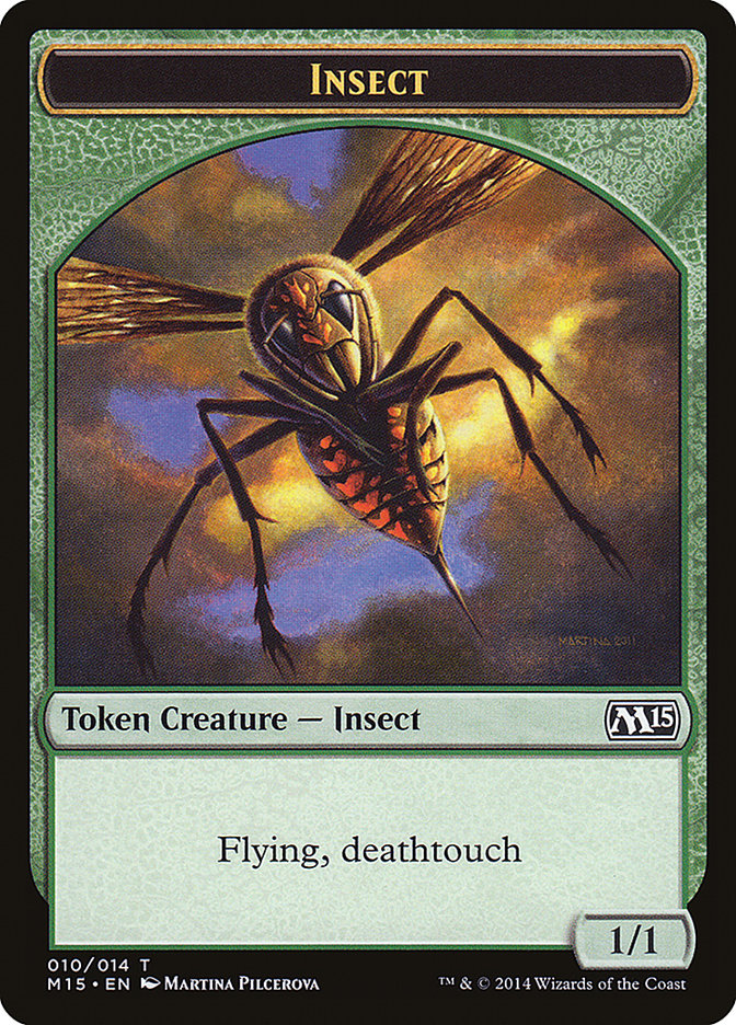 Insect Token [Magic 2015 Tokens] MTG Single Magic: The Gathering | Red Claw Gaming