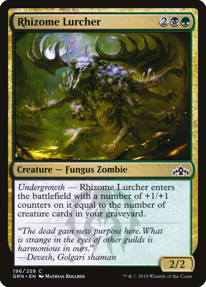 Rhizome Lurcher [Guilds of Ravnica] MTG Single Magic: The Gathering | Red Claw Gaming