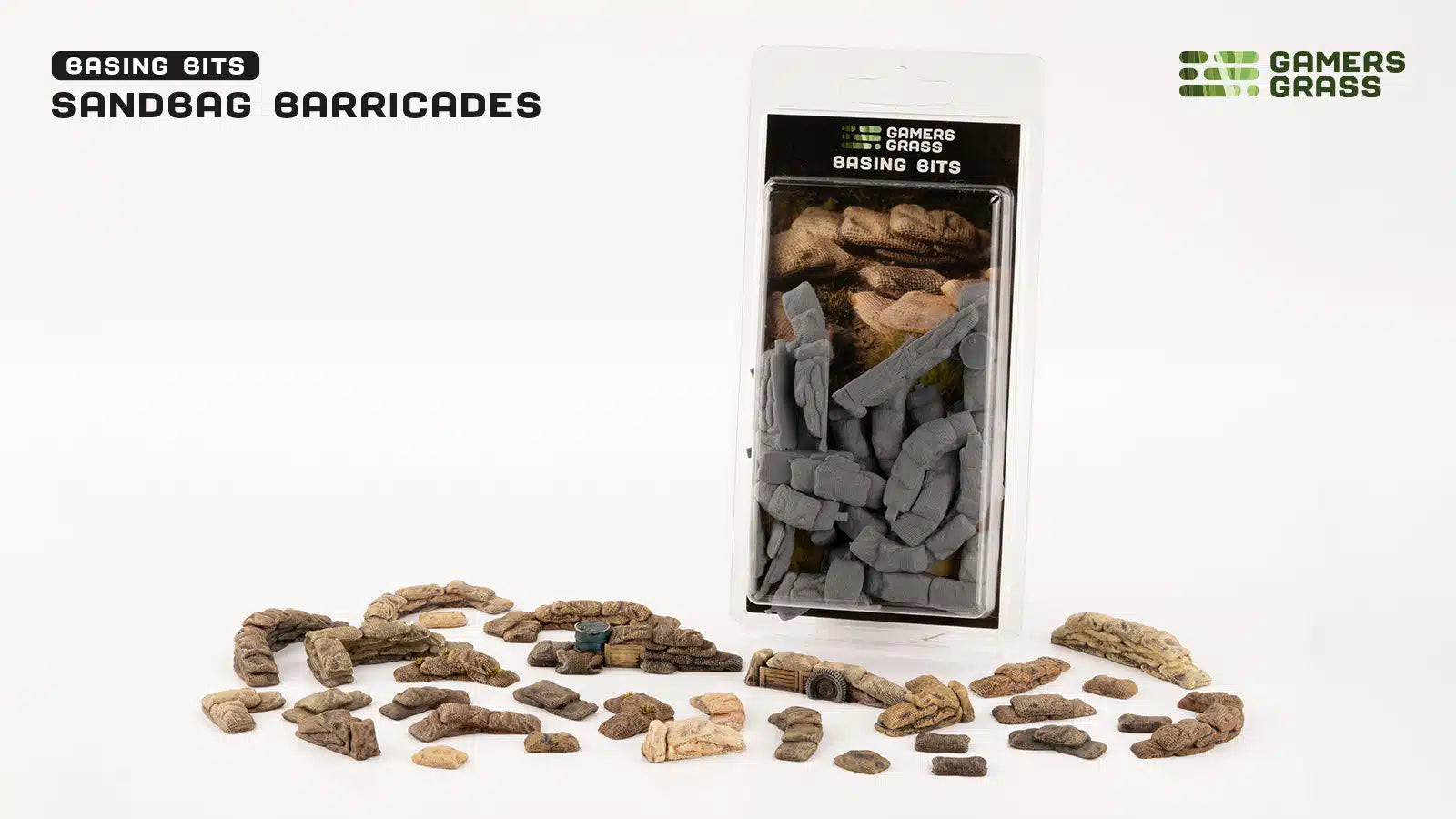 Basing Bits - Sandbag Barricades Gamers Grass Gamers Grass    | Red Claw Gaming