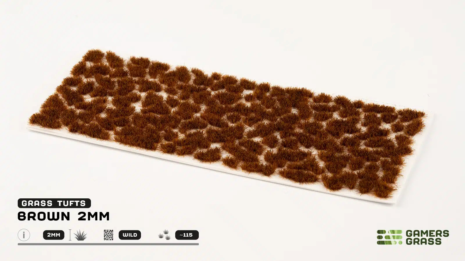 Brown 2mm Gamers Grass Gamers Grass    | Red Claw Gaming