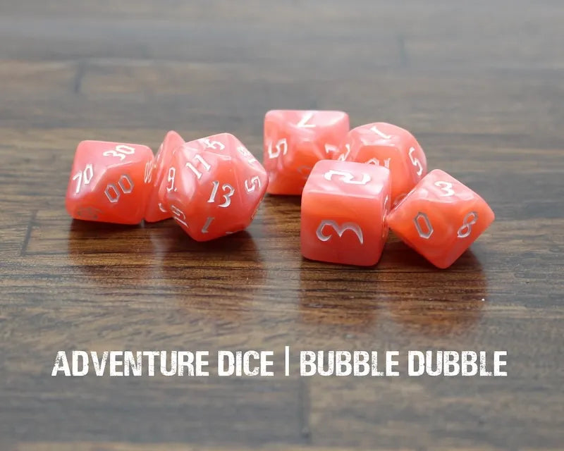 Adventure Dice Bubble Dubble Dice Set Dice & Counters Adventure Dice | Red Claw Gaming