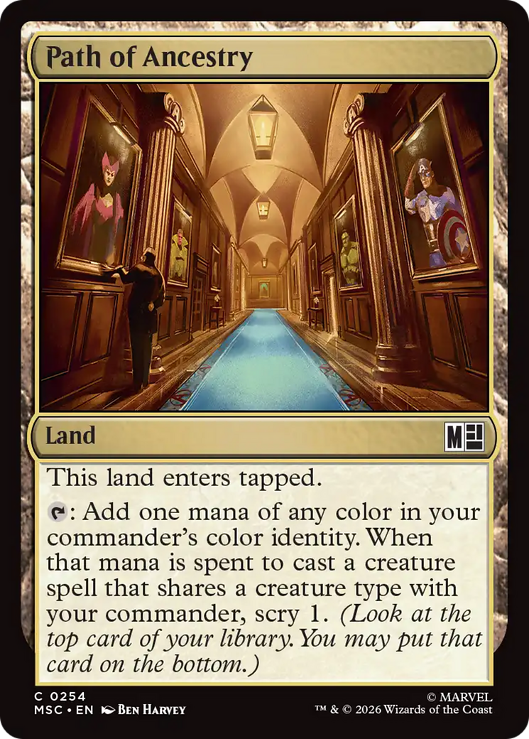 Path of Ancestry [Marvel Super Heroes Commander] MTG Single Magic: The Gathering | Red Claw Gaming
