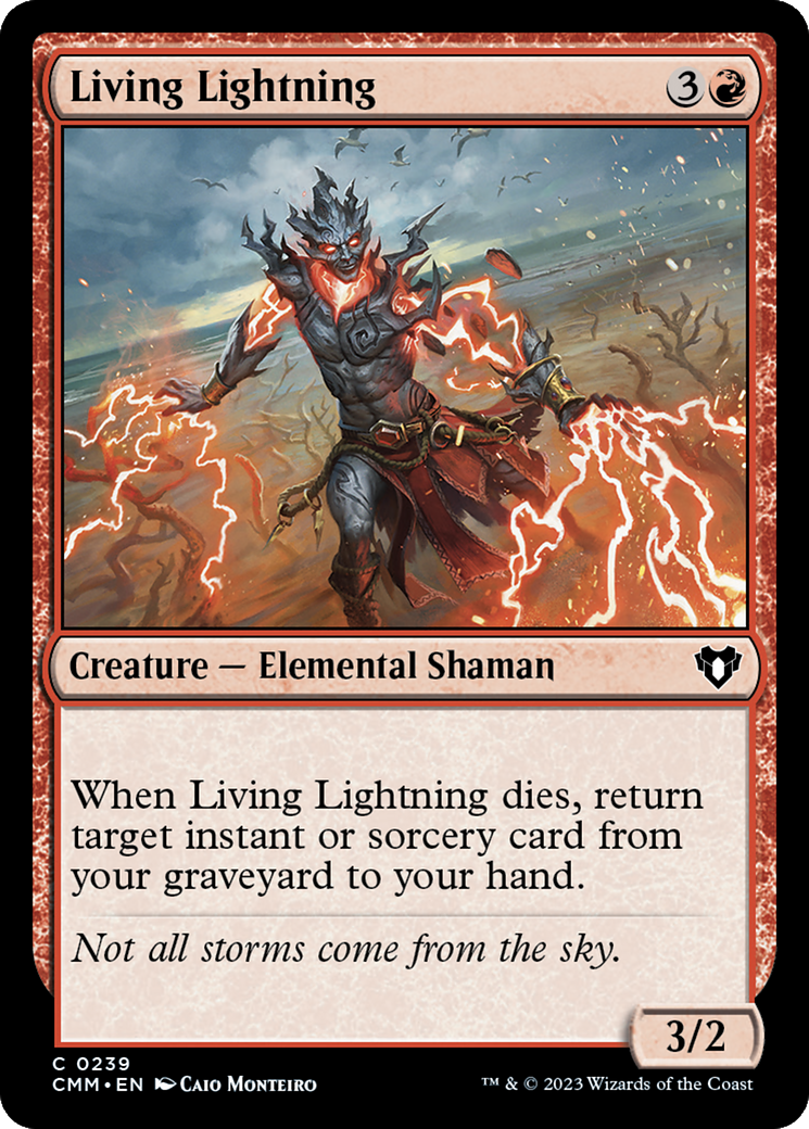 Living Lightning [Commander Masters] MTG Single Magic: The Gathering    | Red Claw Gaming