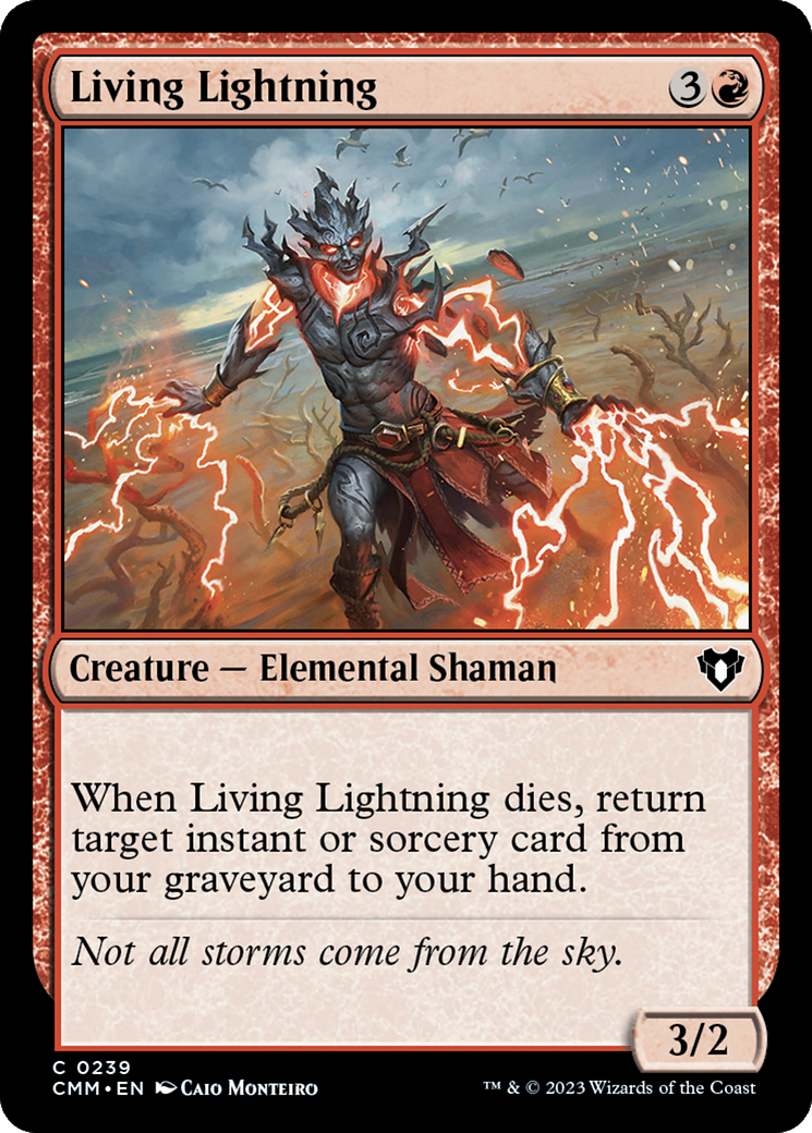 Living Lightning [Commander Masters] MTG Single Magic: The Gathering | Red Claw Gaming