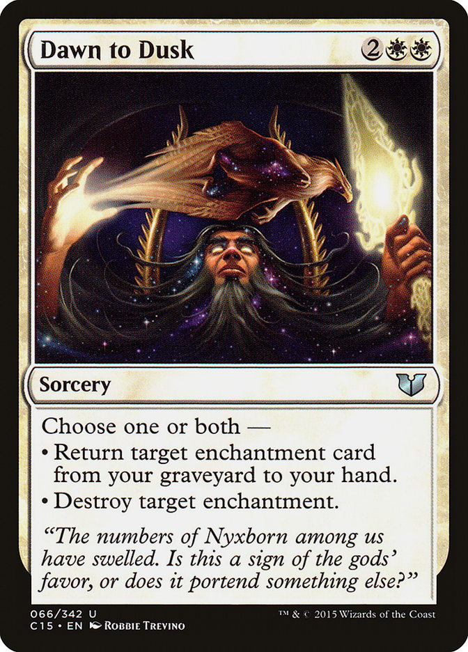 Dawn to Dusk [Commander 2015] MTG Single Magic: The Gathering | Red Claw Gaming