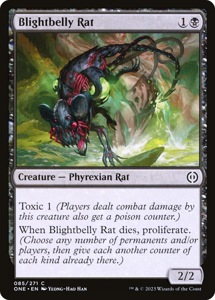 Blightbelly Rat [Phyrexia: All Will Be One] MTG Single Magic: The Gathering | Red Claw Gaming