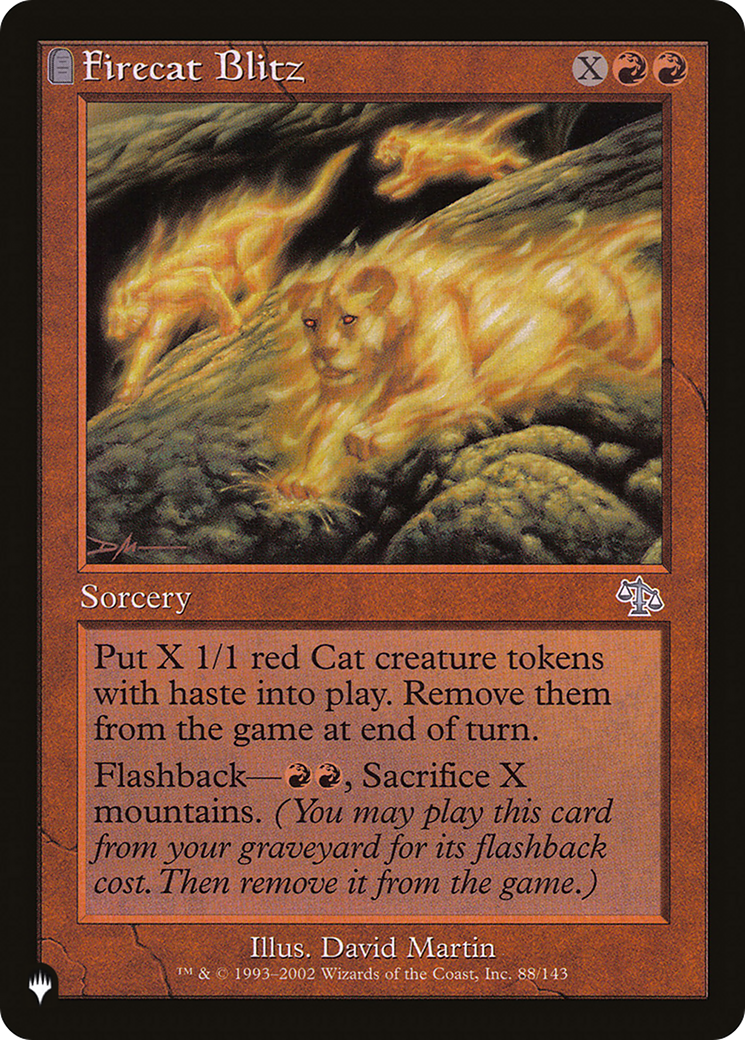 Firecat Blitz [The List] MTG Single Magic: The Gathering | Red Claw Gaming