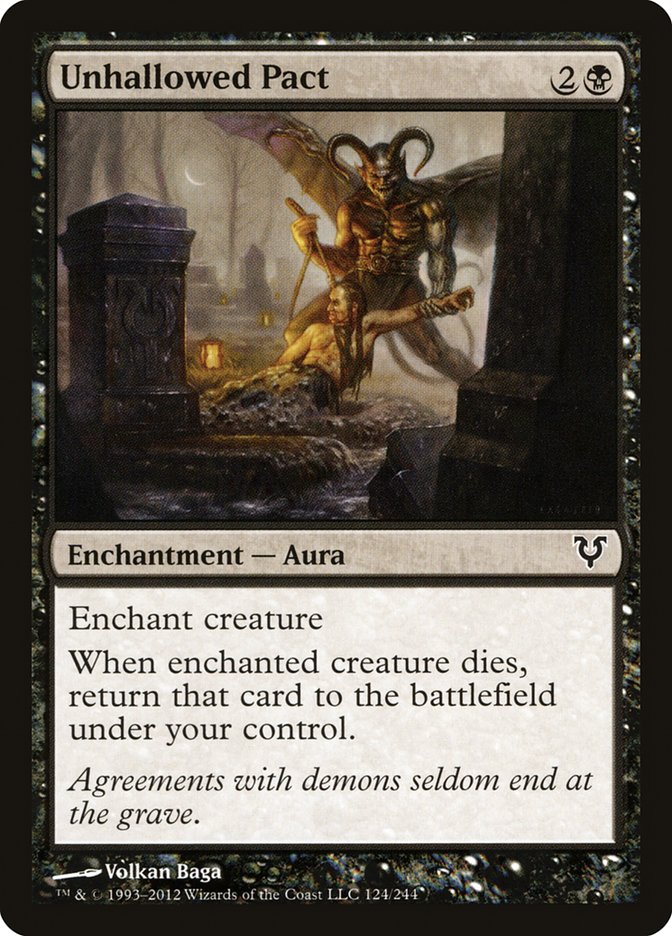 Unhallowed Pact [Avacyn Restored] MTG Single Magic: The Gathering | Red Claw Gaming