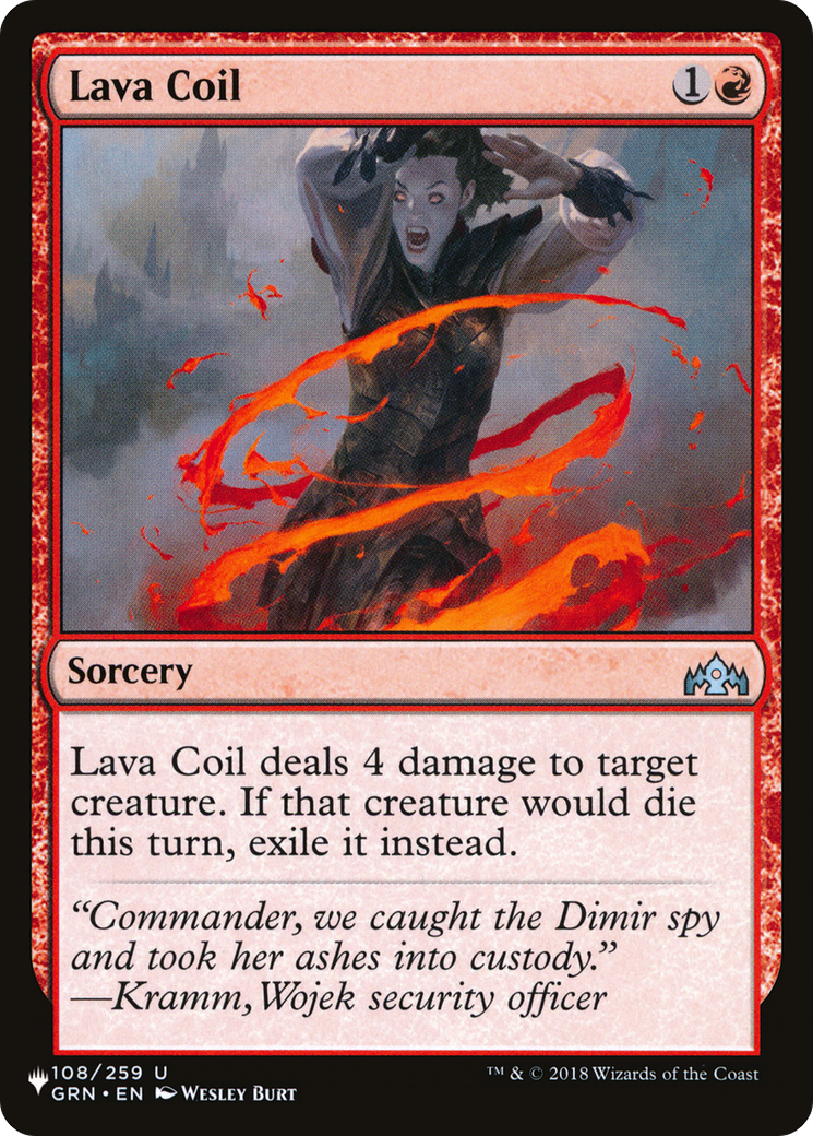 Lava Coil [The List] MTG Single Magic: The Gathering | Red Claw Gaming