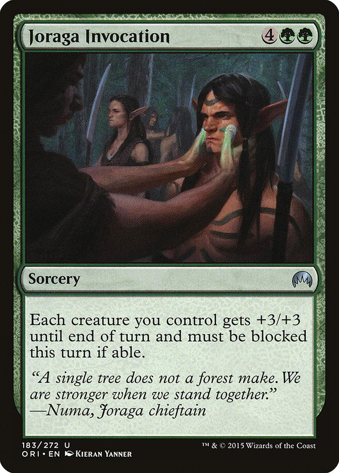Joraga Invocation [Magic Origins] MTG Single Magic: The Gathering | Red Claw Gaming