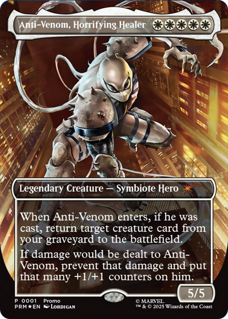 Anti-Venom, Horrifying Healer (Borderless) [Media Promos] MTG Single Magic: The Gathering | Red Claw Gaming