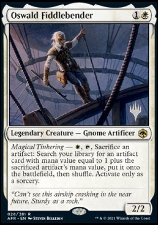 Oswald Fiddlebender (Promo Pack) [Dungeons & Dragons: Adventures in the Forgotten Realms Promos] MTG Single Magic: The Gathering | Red Claw Gaming
