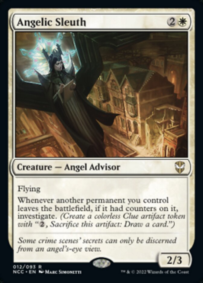 Angelic Sleuth [Streets of New Capenna Commander] MTG Single Magic: The Gathering | Red Claw Gaming