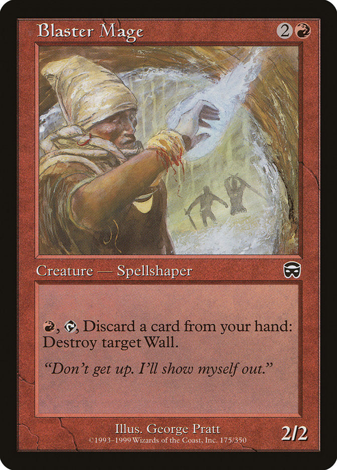 Blaster Mage [Mercadian Masques] MTG Single Magic: The Gathering | Red Claw Gaming