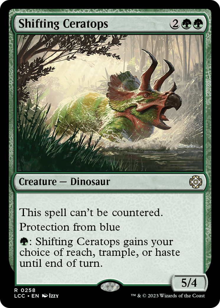 Shifting Ceratops [The Lost Caverns of Ixalan Commander] MTG Single Magic: The Gathering | Red Claw Gaming