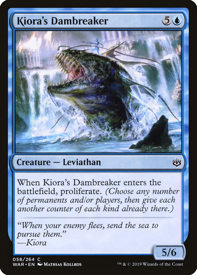 Kiora's Dambreaker [War of the Spark] MTG Single Magic: The Gathering | Red Claw Gaming