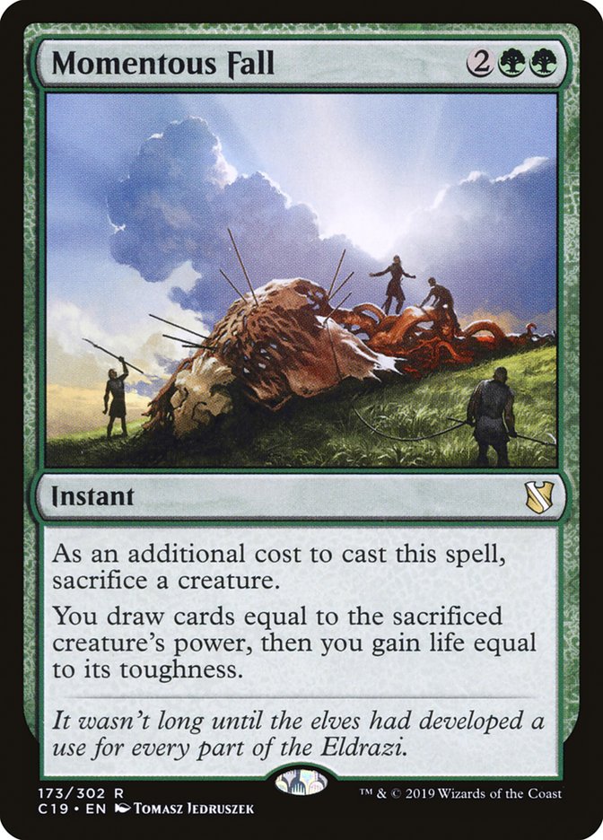 Momentous Fall [Commander 2019] MTG Single Magic: The Gathering | Red Claw Gaming