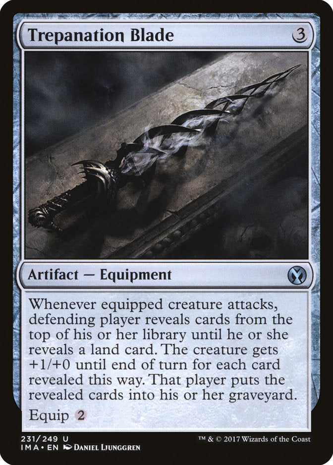 Trepanation Blade [Iconic Masters] MTG Single Magic: The Gathering | Red Claw Gaming
