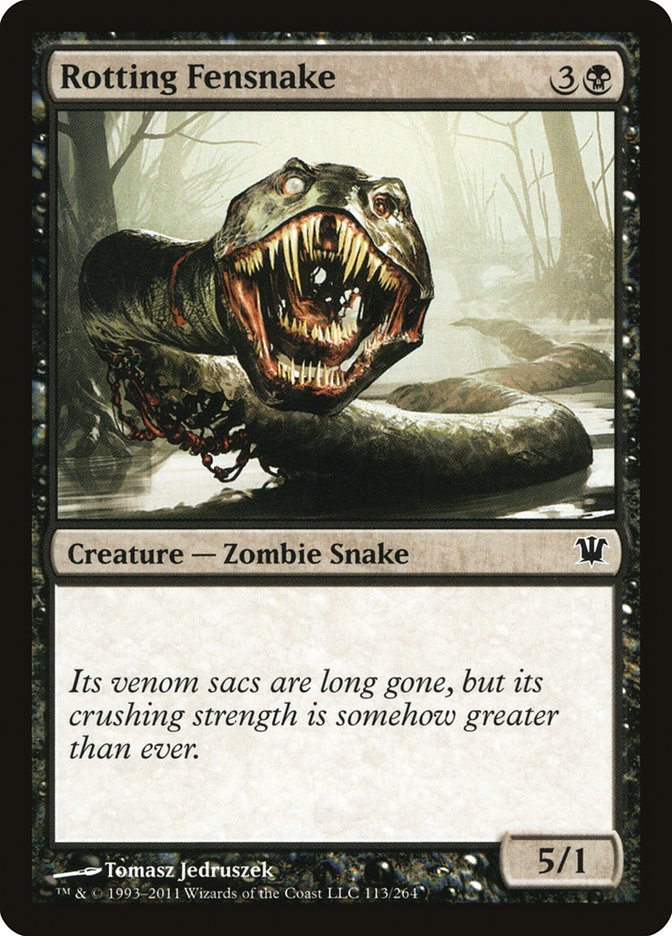 Rotting Fensnake [Innistrad] MTG Single Magic: The Gathering | Red Claw Gaming