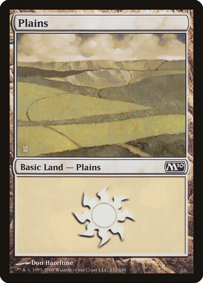 Plains (232) [Magic 2010] MTG Single Magic: The Gathering | Red Claw Gaming