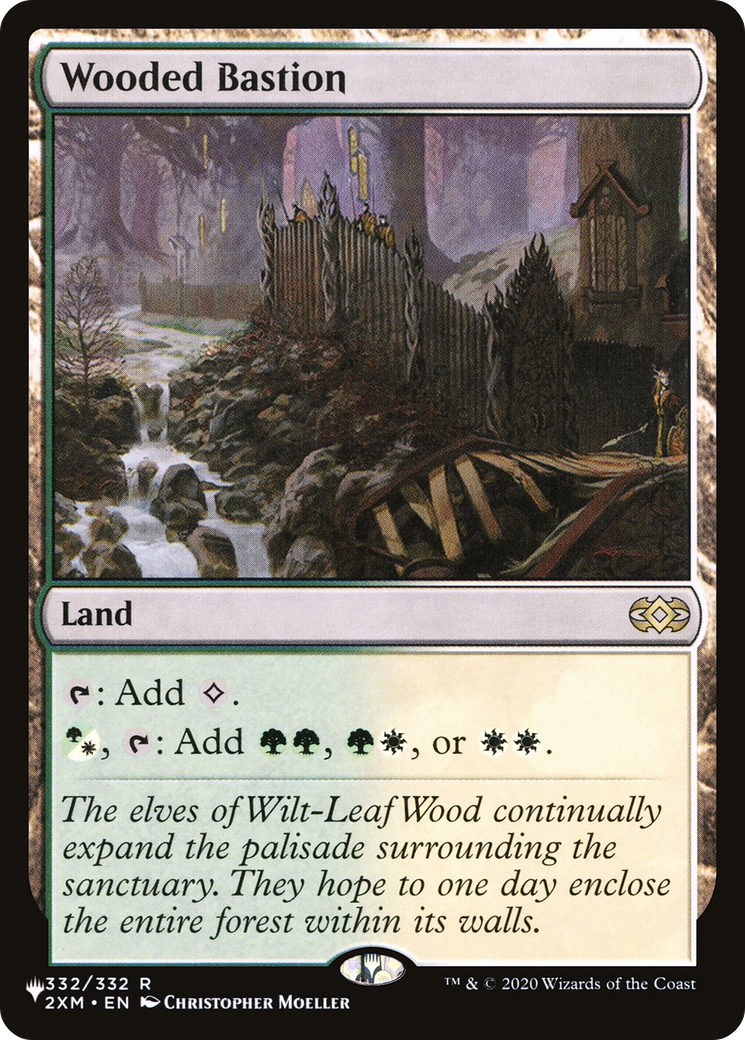 Wooded Bastion [The List] MTG Single Magic: The Gathering | Red Claw Gaming