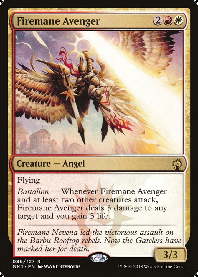 Firemane Avenger [Guilds of Ravnica Guild Kit] MTG Single Magic: The Gathering | Red Claw Gaming