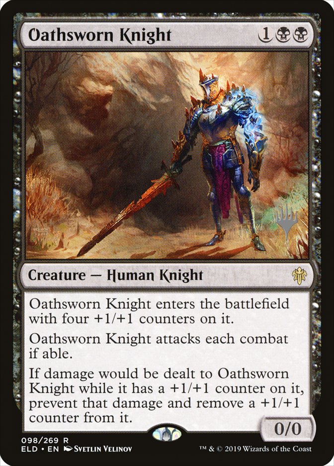 Oathsworn Knight (Promo Pack) [Throne of Eldraine Promos] MTG Single Magic: The Gathering | Red Claw Gaming