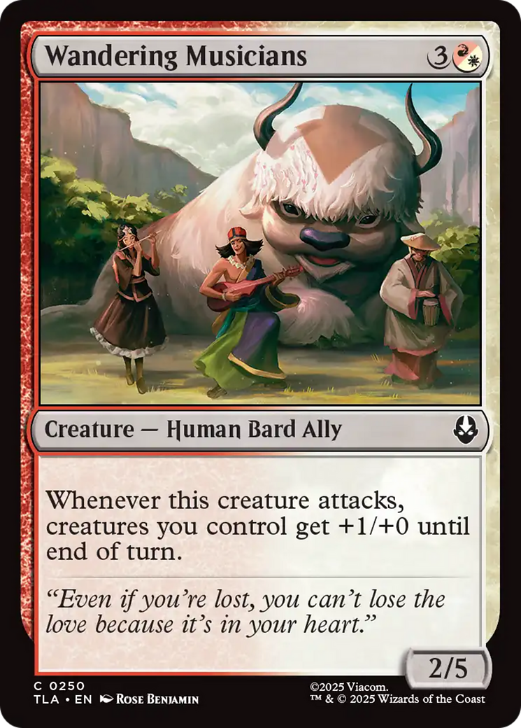 Wandering Musicians [Avatar: The Last Airbender] MTG Single Magic: The Gathering | Red Claw Gaming