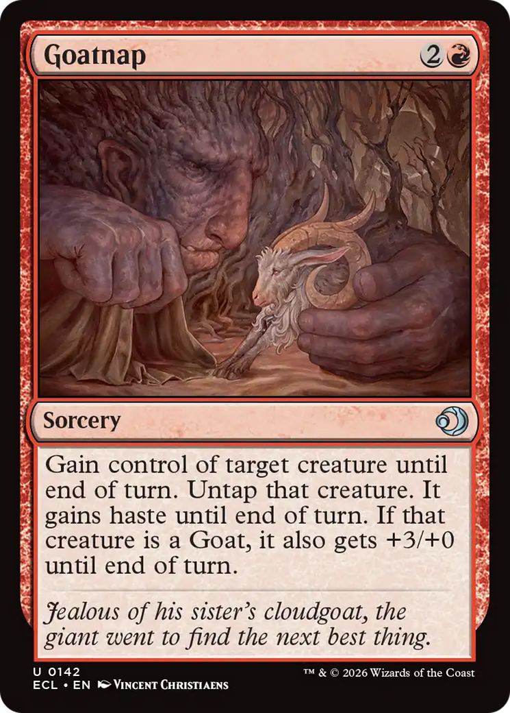 Goatnap [Lorwyn Eclipsed] MTG Single Magic: The Gathering | Red Claw Gaming