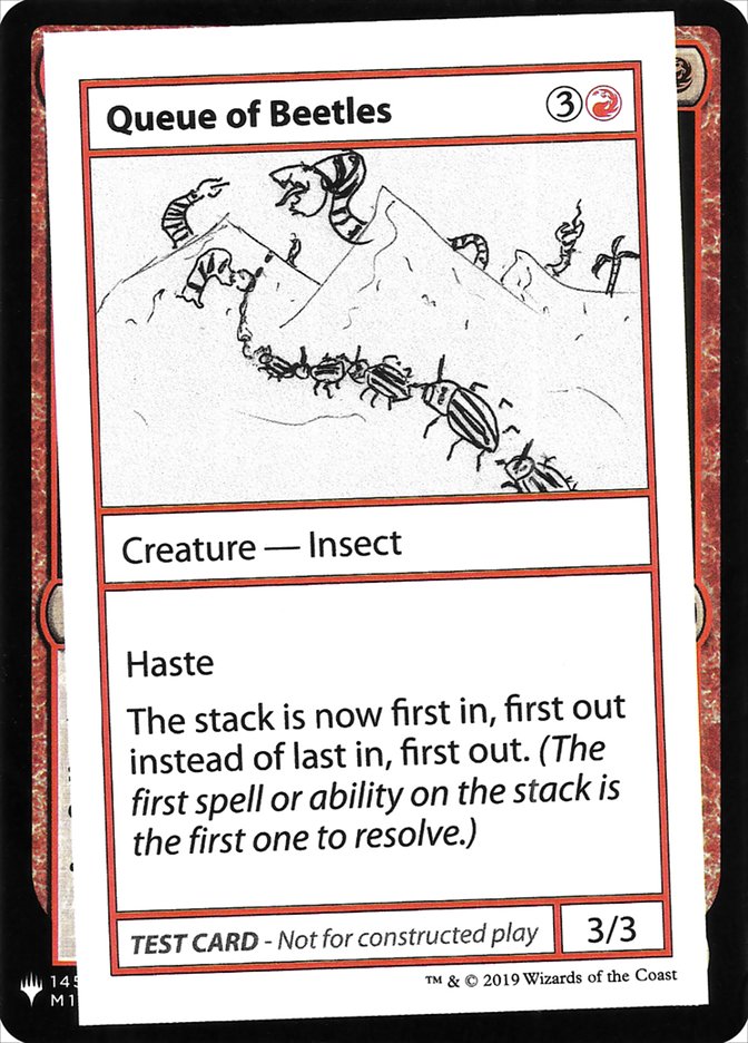 Queue of Beetles [Mystery Booster Playtest Cards] MTG Single Magic: The Gathering | Red Claw Gaming