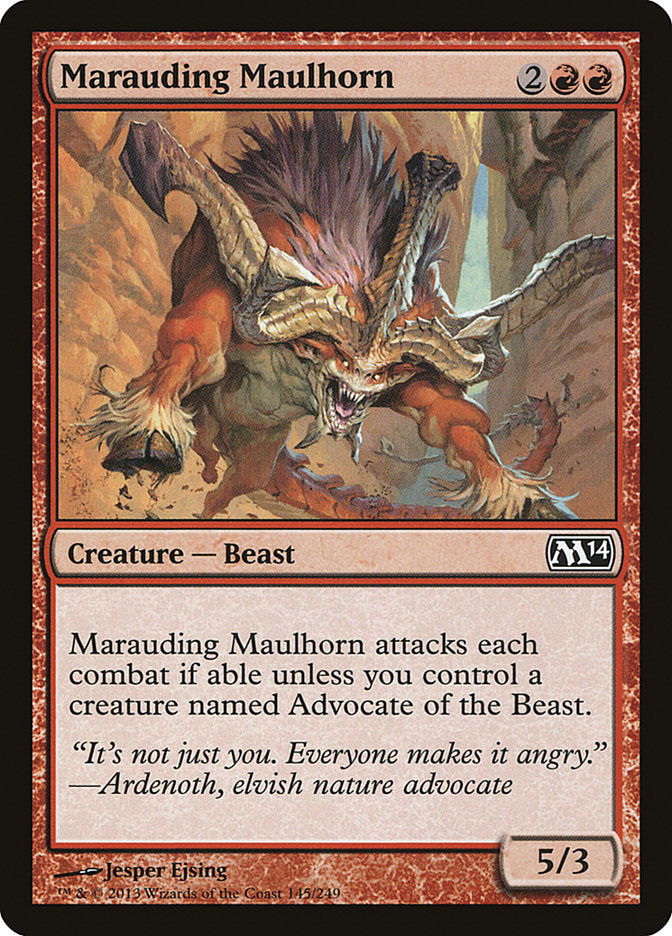 Marauding Maulhorn [Magic 2014] MTG Single Magic: The Gathering | Red Claw Gaming