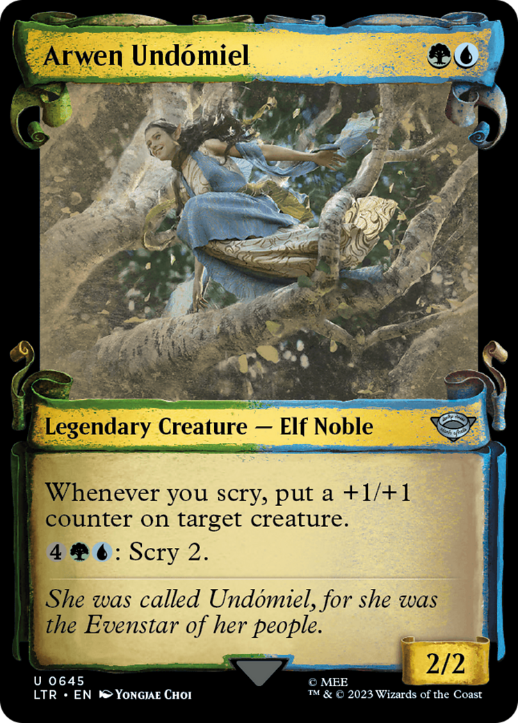 Arwen Undomiel [The Lord of the Rings: Tales of Middle-Earth Showcase Scrolls] MTG Single Magic: The Gathering | Red Claw Gaming