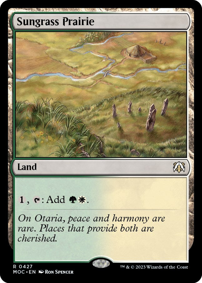 Sungrass Prairie [March of the Machine Commander] MTG Single Magic: The Gathering | Red Claw Gaming