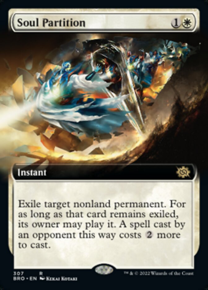 Soul Partition (Extended Art) [The Brothers' War] MTG Single Magic: The Gathering | Red Claw Gaming