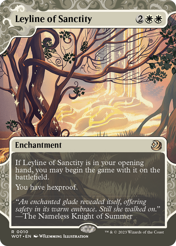 Leyline of Sanctity [Wilds of Eldraine: Enchanting Tales] MTG Single Magic: The Gathering | Red Claw Gaming
