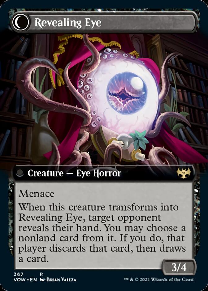 Concealing Curtains // Revealing Eye (Extended Art) [Innistrad: Crimson Vow] MTG Single Magic: The Gathering | Red Claw Gaming