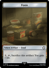 Food (0012) // Human Soldier Double-Sided Token [Fallout Tokens] MTG Single Magic: The Gathering | Red Claw Gaming