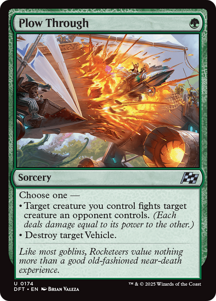 Plow Through [Aetherdrift] MTG Single Magic: The Gathering | Red Claw Gaming