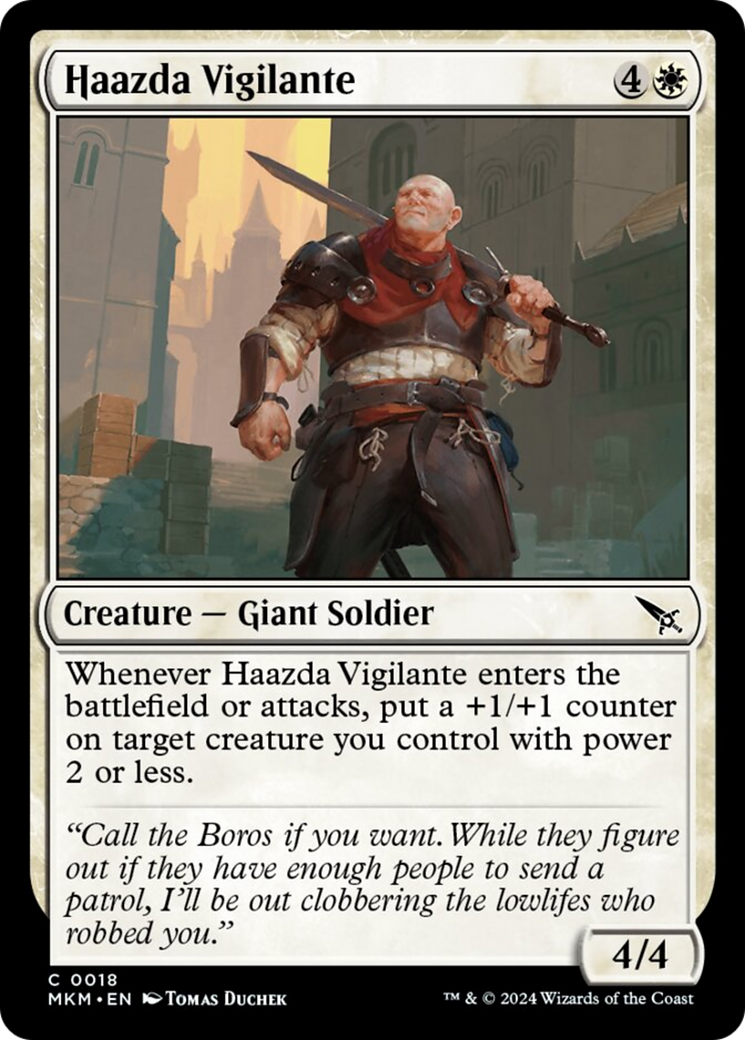 Haazda Vigilante [Murders at Karlov Manor] MTG Single Magic: The Gathering    | Red Claw Gaming