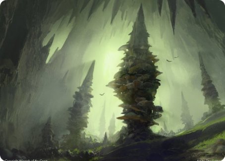 Forest (280) Art Card [Dungeons & Dragons: Adventures in the Forgotten Realms Art Series] MTG Single Magic: The Gathering | Red Claw Gaming