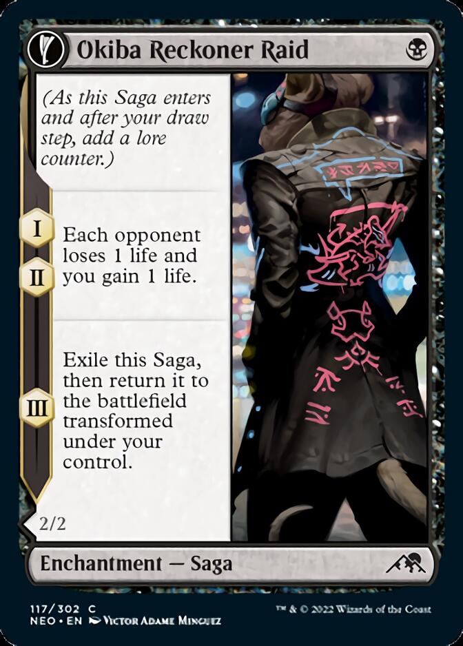 Okiba Reckoner Raid // Nezumi Road Captain [Kamigawa: Neon Dynasty] MTG Single Magic: The Gathering    | Red Claw Gaming