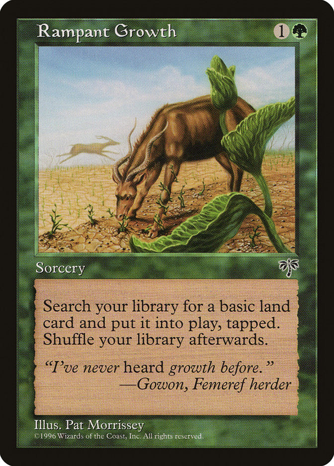 Rampant Growth [Mirage] MTG Single Magic: The Gathering | Red Claw Gaming